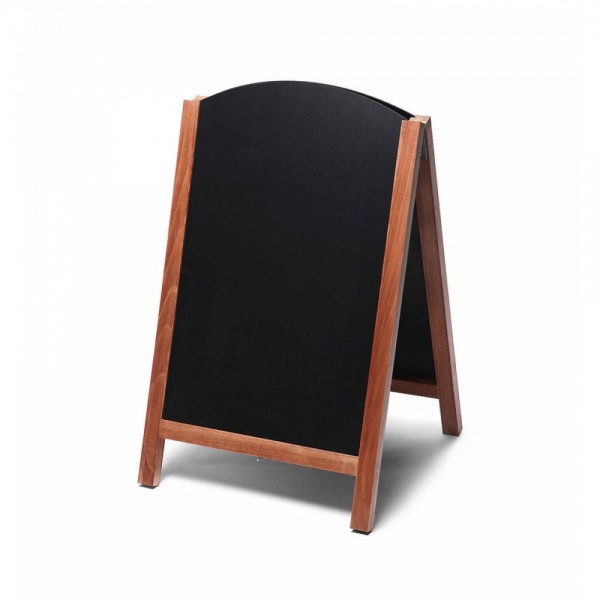 Kundenstopper Holz Kreidetafel